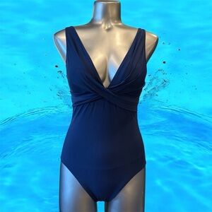 2 for $30 | Chic Deep Blue Women's One-Piece Swimsuit